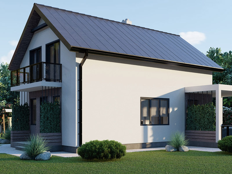 З мансардою